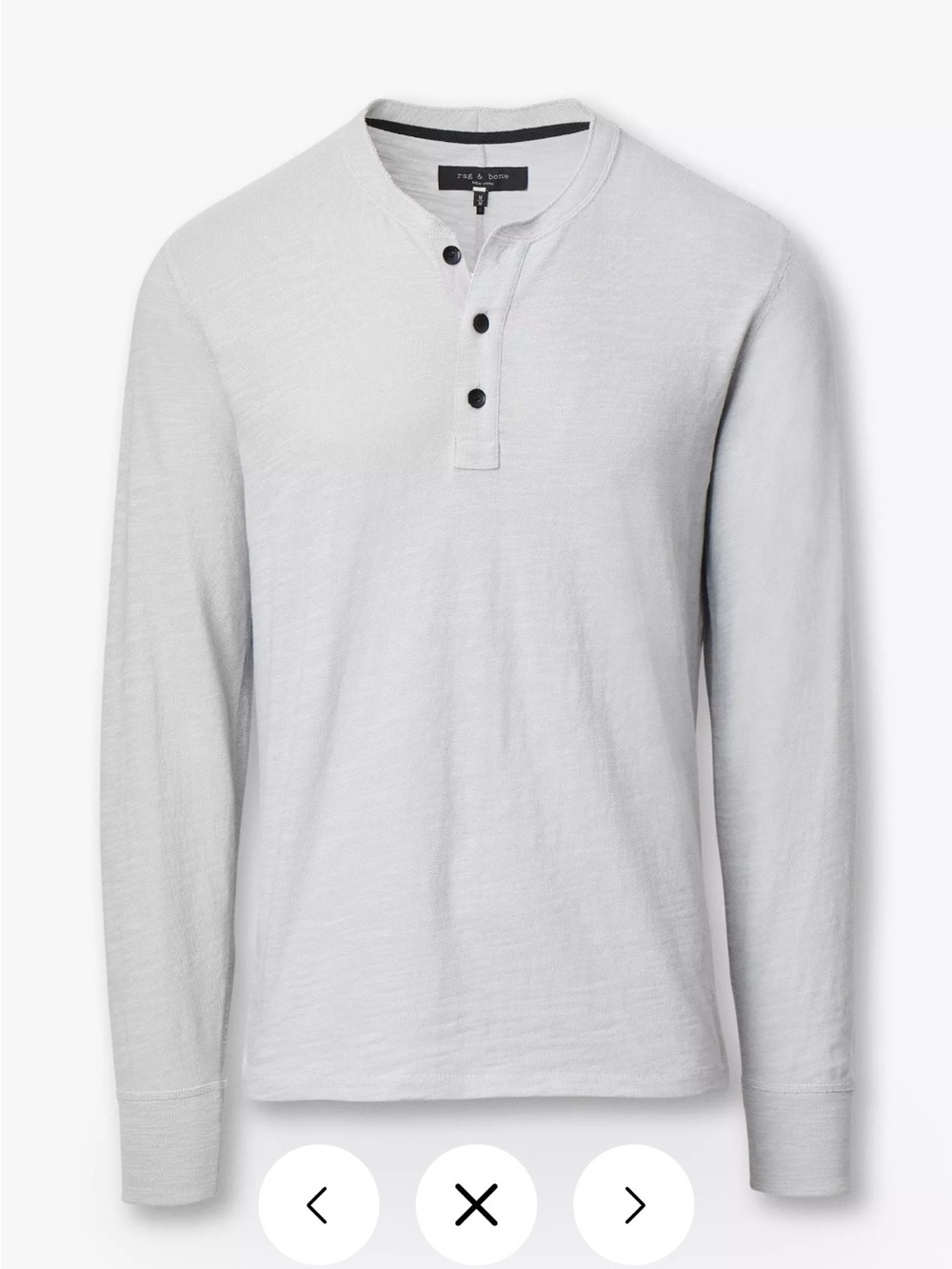 Rag & Bone Classic Flame Henley